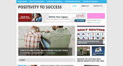 Desktop Screenshot of positivitytosuccess.com